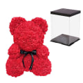 Miniatyrbillede 1 af 10: Rose Bjørn Ros Blomst Bamse Til Jubilæum Fødselsdage Bryllupsbrusere Kæreste Kone Mødre Red and box