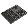 Pikkukuva 6 / 7: Langaton numeronäppäimistö Mini Ultra Ohut Alumiiniseos 7 Värin Taustavalaistu 34 Näppäimen Numeronäppäimistö Windowsille ja OS:lle