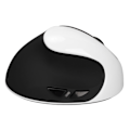 Miniatyrbillede 5 af 7: Venstrehånds Vertikal Mus 2.4G Trådløs Vertikal Ergonomisk Mus Genopladelig Mus med USB-adapter Justerbar DPI til PC Sort Hvid
