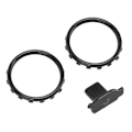 Miniatyrbilde 3 av 7: Dekorative Aksentringer for Xbox Elite Series 2 Kontroller Matt Krom Bryterknapper Erstatningsdeler Svart