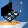 Miniatyrbild 2 av 3: Handväska Case med 6 fack medicinhållare