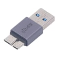 Miniatyrbild 5 av 7: Micro B till A Hane Adapter 10GB Maximal Överföringshastighet Micro B Adapter för Dataöverföring Laddning Universell Kompatibilitet