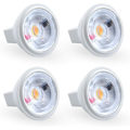 Miniatyrbilde 1 av 5: 3W MR11 GU4 LED-lampe Kald Hvit 6000K AC/DC 12V (4 stk)