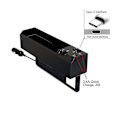 Miniatyrbillede 2 af 5: Crack Opbevaringsboks Front Opbevaringsboks Multifunktionel Opbevaringsboks Opbevaringsboks Med Dual USB Car Sup