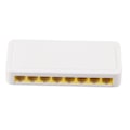 Pikkukuva 2 / 7: 8 Portin Ethernet-kytkin Ammattikäyttöön Hiljainen Plug and Play LAN RJ45 -jakaja Kotiin ja toimistoon 100‑240V EU-pistoke