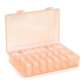 Miniatyrbild 2 av 3: 2 ST Transparent Plast Broderi Floss Förvaringslåda Organizer Syverktyg Orange