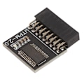 Miniatyrbild 5 av 7: 18-Pin TPM2.0 Modul Krypteringssäkerhetsmodul med Diskret Krypteringsprocessor för Windows