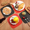 Miniatyrbilde 5 av 5: 4 deler silikon Air Fryer Matter Gjenbrukbare Air Fryer Kurv Matter