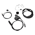 Miniatyrbilde 4 av 7: 7.1mm Teleskopisk Halsmikrofon Headset Fingermikrofon U94 PTT Radio Ørepropp for Baofeng UV9R PLUS UVXR BF9700