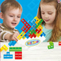 Miniatyrbilde 1 av 5: Tetris Tower Balanse Stapling Lekebrikker Puslespill Brettspill for familiegavene null none