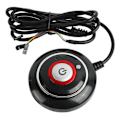Pikkukuva 3 / 6: PC Virtapainike Vahva ABS Kevyt Helppo Asennus Plug and Play PC Virtakytkin Internetkahvilaan Ei Audio Ei USB