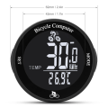 Miniatyrbillede 4 af 8: Multi LCD skærm Cykel speedometer sort diameter 62mm