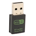 Miniatyrbilde 6 av 7: USB Trådløs Bluetooth Adapter 150Mbps 433Mbps 5G Dual Band Bluetooth 5.0 Trådløst Nettverkskort Dongle for WindowsXP 7 8 8.1 10