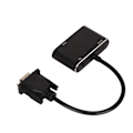 Pikkukuva 5 / 7: 2 in 1 Splitter VGA - VGA High Definition Multimedia Interface -sovitin, korkea resoluutio, vakaat tietokonetarvikkeet