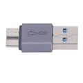 Miniatyrbilde 4 av 7: Micro B til A Hann Adapter 10GB Maksimal Overføringshastighet Micro B Adapter for Dataoverføring Lading Universell Kompatibilitet
