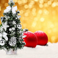 Miniatyrbilde 4 av 5: -Mini kunstig juletre, lite juletre med LED-lys, mini bordtre dekorasjon for kommersielt kontor bar 40cm