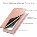 Miniatyrbild 3 av 7: Smartphone CaseSmart Case Cover Translucent Matt Bak Magnetic Case med Auto Sleep/Wake-funktion - roséguld