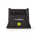 Miniatyrbild 1 av 8: Nedis Smartcard-läsare | USB 2.0 | Skrivbordsmodell | Svart