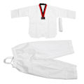 Miniatyrbillede 7 af 7: Taekwondo Dobok Dragt Robust Komfortabel Åndbar Taekwondo Træningsuniform til Børn Højde 136-146cm