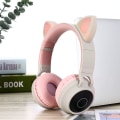 Pikkukuva 3 / 5: Langattomat Bluetooth-lasten kuulokkeet Cat Ear Bluetooth langattomat/langalliset kuulokkeet Beige