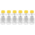 Miniatyrbilde 1 av 3: 6 stk Bærbar Drikkflaske Bjørn Form Drikkflaska Barneflaske Transparent