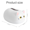 Miniatyrbillede 3 af 10: Tissue Box Söt Cat Tissue Box Servettförvaringsbox Nordic Style white 22*16*13cm
