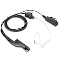 Miniatyrbilde 6 av 7: Luftrør Øretelefon Rektangulær Klips Transparent Lydrør Headset for APX2000 APX7000 APX6000