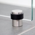 Miniatyrbillede 2 af 5: Dørprop i rustfrit stål - Gulv dørstopper - Afstandsstykke til montering i gulvet - Ø: 3,2 cm, højde: 4,6 cm
