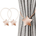 Miniatyrbillede 1 af 5: Magnetiske gardinbindinger Clips dekorative rebholdere, 2-pack bindebånd Red ancient