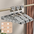 Miniatyrbillede 3 af 10: Rustfri stålbølger Tørrestativ Stærkt vindtæt tørrestativ Sparer plads Undertøjsholder Clothes Hanger