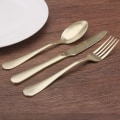 Miniatyrbilde 4 av 4: 5-delt sett, satinfinish rustfritt stål sett, service sett, servise sett for hjem og restaurant, champagne
