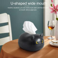 Miniatyrbillede 7 af 10: Tissue Box Söt Cat Tissue Box Servettförvaringsbox Nordic Style white 22*16*13cm
