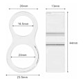 Miniatyrbilde 2 av 5: Dørstopp Transparent Silikon Gel Dørhåndtak Buffer Veggbeskyttelse Dørknapp Buffer Veggbeskyttelse Møbel (1 stk)