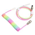 Miniatyrbillede 6 af 7: Gaming Keyboard Kabel Nylon Type C til USB Dobbelt Sleeved Mekanisk Keyboard Kabel 3 meter Farverig