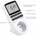 Miniatyrbillede 4 af 5: Elektrisk Stikkontakt Programmer, Ugentlig Elektrisk Stikkontakt Timer med 10 Programmer, 24/7 Programmerbar Stikkontakt med LCD Display (1 stk)