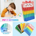Pikkukuva 4 / 5: Pop Fidget It -muistikirja, Push Bubble A5 -kierrevihot Fidg