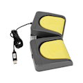 Miniatyrbilde 4 av 7: USB Dobbel Fotbryter USB To Pedaler Mekanisk Tastatur MIDI Kontroller HID Programmerbar Datamaskin PC Fotbryter