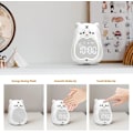 Miniatyrbild 5 av 5: Barnväckarklocka med smartphone-appkontroll, digital väckningsklocka för barnsovrum, söt wifi-klocka vid sängen med 3d tiger, nattljusväckarklocka Wi