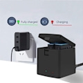 Pikkukuva 4 / 5: TELESIN akku 1750 mAh GoPro Hero 10 3 Ways LED Light Bat charging box