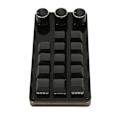 Miniatyrbilde 6 av 7: Mini Egendefinert Tastatur 14 Taster 3 Knotter Programmerbar Blå Bryter Hot Swappable Programmering Makrotastatur for Dataspill