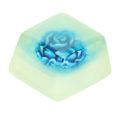 Miniatyrbild 6 av 7: Harts Keycap Handgjord Korrosionsbeständig Universell Mekanisk Tangentbordsaccessoar (Vit Ros)