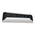 Pikkukuva 4 / 7: 5-porttinen USB-nopean laajennushubi, 4x USB 2.0, 1x USB-pikalatausportti, 1x USB C Plug and Play USB-hubi PS5:lle
