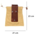 Miniatyrbilde 5 av 5: Canvas fôrpose, hagefruktplukkpose, soppfo