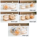 Miniatyrbillede 2 af 10: Salatfad Tørret Frugtfad HVID 4 RISTER 4 RISTER white 4 grid-4 grid