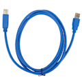 Pikkukuva 1 / 7: USB 3.0 -tulostinkaapeli A-uros - B-uros 5 Gbps 1,5 m pitkä PVC-kupari USB-skannerijohto ulkoisille kiintolevyille