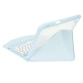 Pikkukuva 6 / 7: Pystysuuntainen näppäimistö kotelolla, sininen, ergonominen folio, magneettisesti irrotettava pystysuuntainen näppäimistö kotelolla ja kynätelineellä IOS-tabletille