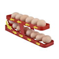 Miniatyrbillede 2 af 5: Automatisk roterende æggestav, opbevaringsboks, kurvbeholder red