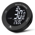 Miniatyrbillede 5 af 8: Multi LCD skærm Cykel speedometer sort diameter 62mm