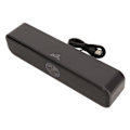 Miniatyrbilde 6 av 6: Datamaskinhøyttaler USB-drevet Stereo 2-kanals Plug and Play RGB Datamaskinhøyttaler Svart