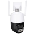 Miniatyrbild 2 av 6: Utomhuskamera Dome WiFi IP Övervakning AI Alarm Tvåvägs Intercom Infraröd Mörkerseende för Hem Vit
